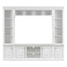 TV Stand With Hutch, Large Entertainment Center With Adjustable Shelves Hearth and Haven