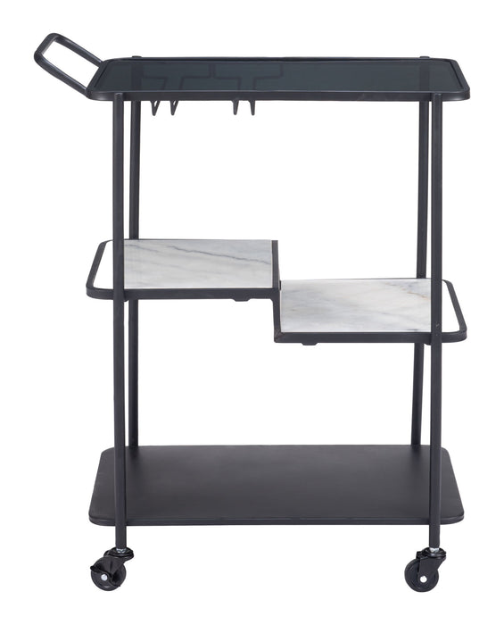 Constanza - Bar Cart - Black Zuo Modern