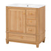 Freestanding Bathroom Vanity With Sink, Soft Close Doors & Drawers, Ample Storage - Wood Noble House