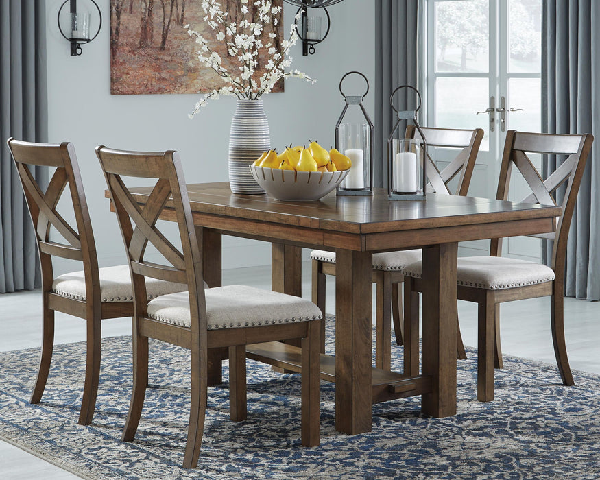 Moriville - Rectangular Dining Room Extension Table - Grayish Brown Signature Design by Ashley®
