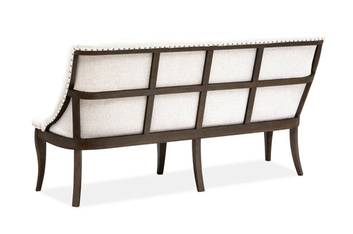 Roxbury Manor - Bench With Upholstered Seat and Back - Homestead Brown Magnussen Furniture