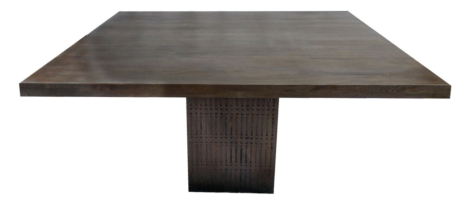 Solid Wood Dining Table - Brown