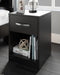 Finch - One Drawer Night Stand - Black Signature Design by Ashley®