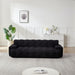 Cloud Series Minimalist Button Tufted Square Arm 3 Seater Sofa Home Essentials