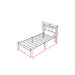 Bed Frame With Storage Headboard With USB C, Type C And LED Light Home Essentials