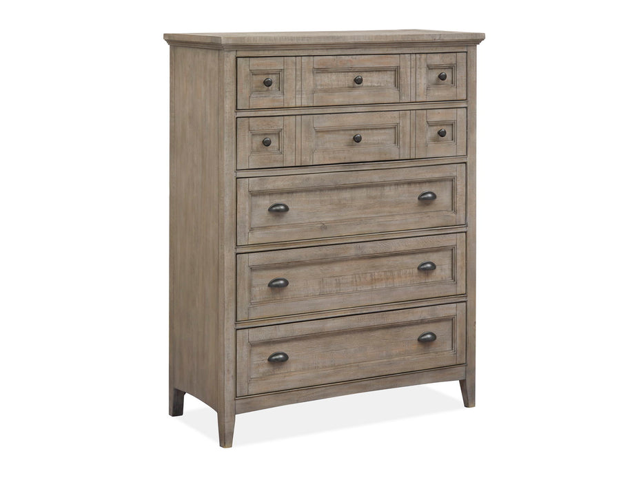 Paxton Place - Wood Drawer Chest - Dove Tail Gray Magnussen Furniture