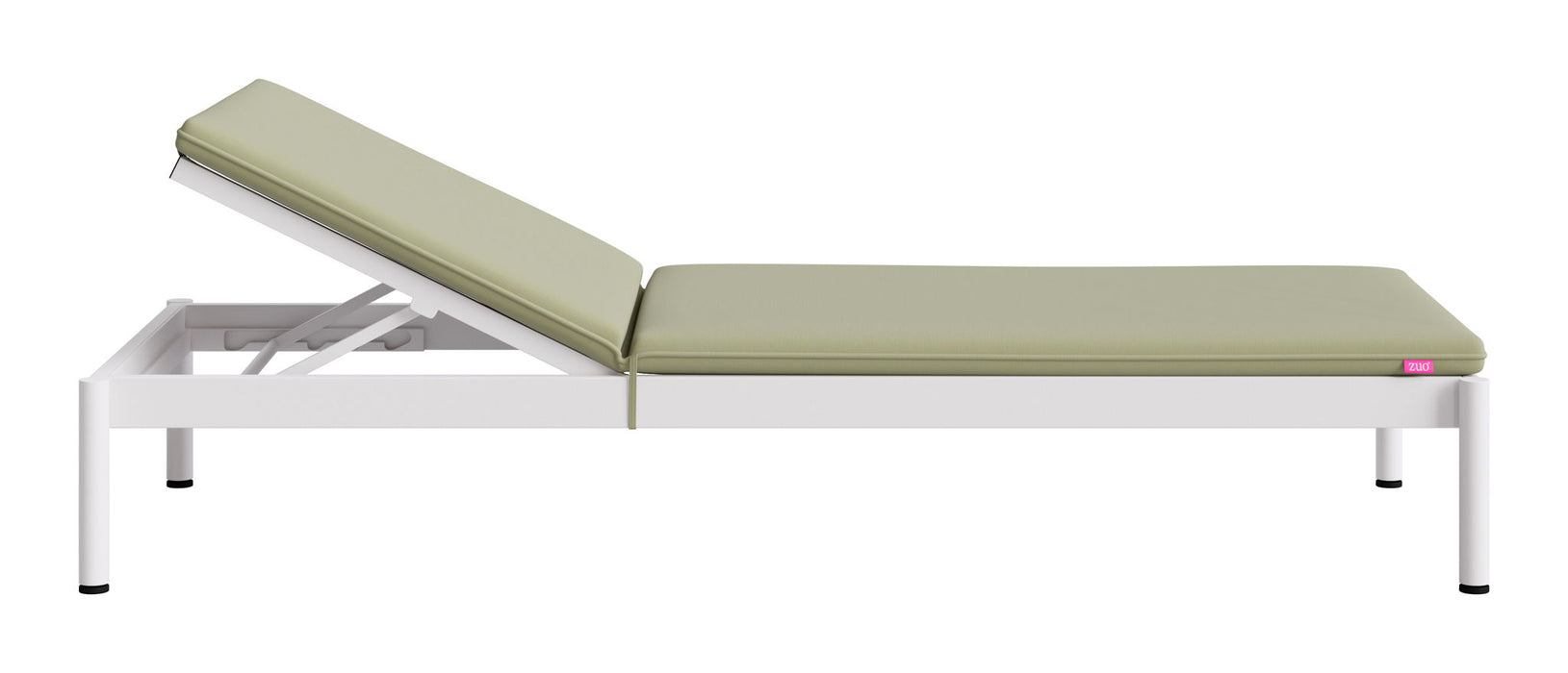 Lychee - Chaise Lounge - Green / White Zuo Modern