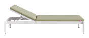 Lychee - Chaise Lounge - Green / White Zuo Modern