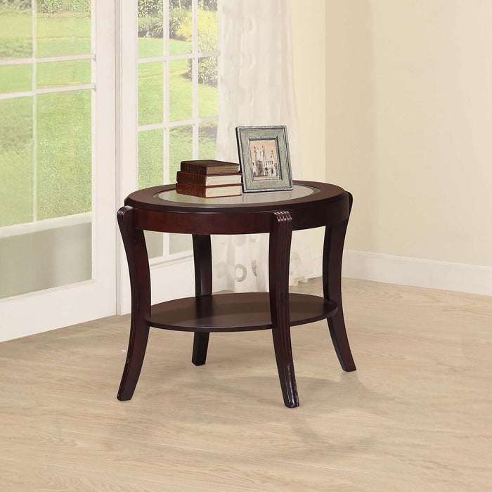 Table With Tempered Glass Shelf Home Essentials