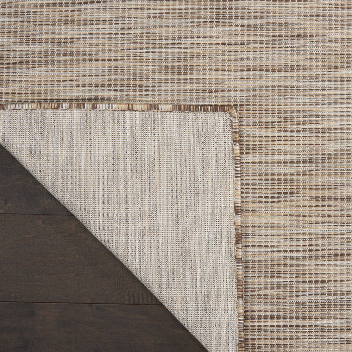 8' Power Loom Runner Rug - Beige