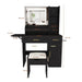 Vanity Desk With LED Mirror Lights And Charging Outlet Home Essentials