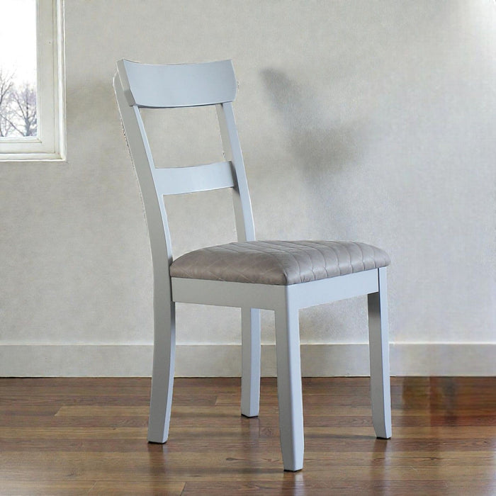 House Marchese - Two Tone Side Chair (Set of 2) - Gray / Pearl Gray Urban Nest