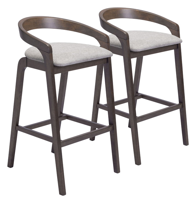 Troy - Stool (Set of 2) Zuo Modern