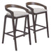 Troy - Stool (Set of 2) Zuo Modern