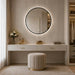 Round Framed Dimmable ED Bathroom Mirror With Anti Fog Daily Nest