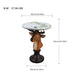 Deer Head Accent Table, Animal Statue For Living Room - Brown Home Essentials