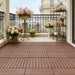 22 Piece Interlocking Outdoor Deck Tiles Daily Nest