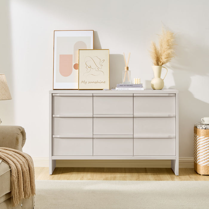Sideboard Buffet Cabinet With Storage, 2 Doors 3 Drawers Home Essentials