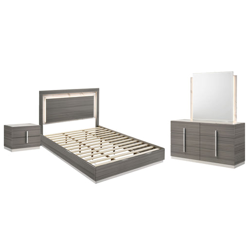 Altima - Bedroom Set With LED Headboard Matrix Furniture Group