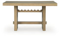 Lasinger - Rectangular Dining Room Counter Table - Light Brown Signature Design by Ashley®