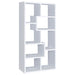 8 Shelf Geometric Bookcase Furniture Max