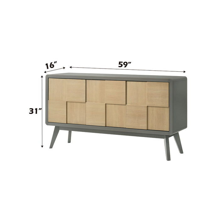 Blayde - Server - Light Gray & Natural ACME