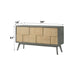 Blayde - Server - Light Gray & Natural ACME
