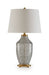 Abbriel - Glass Table Lamp - Antique Green Signature Design by Ashley®