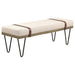 Karis - Upholstered Accent Bench - Beige Furniture Max