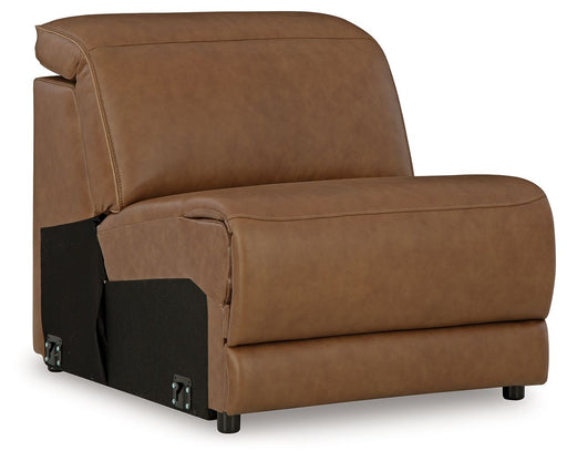 Magic Man - Armless Chair With Manual Headrest - Caramel Signature Design by Ashley®
