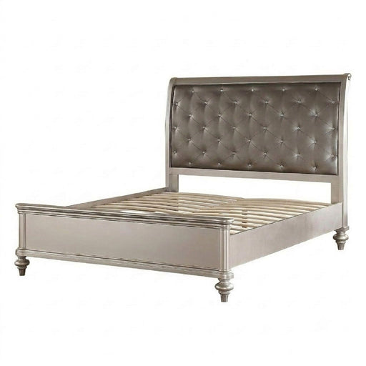 Tufted Headboard Bed Home Essentials