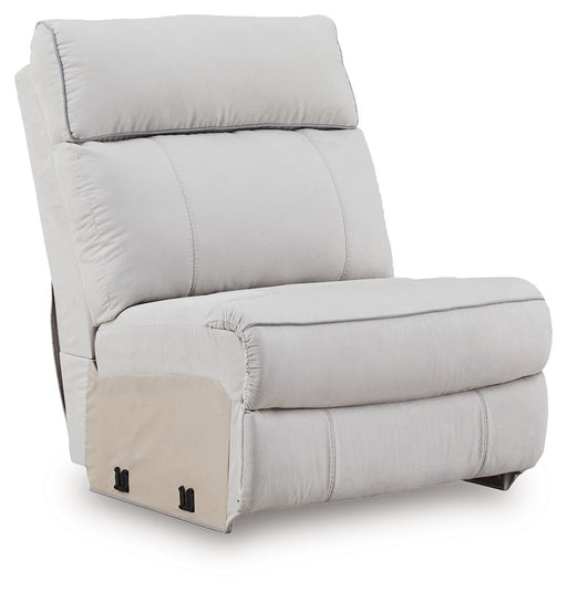 Social Pointe - Armless Chair - Pearl / Ash Signature Design by Ashley®