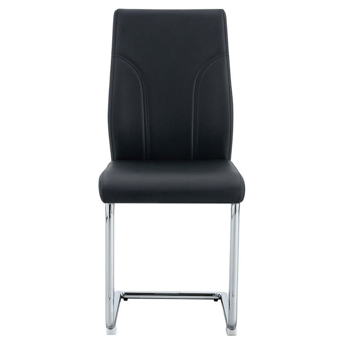 Modern Dining Chairs With High Backrest And Sturdy Legs