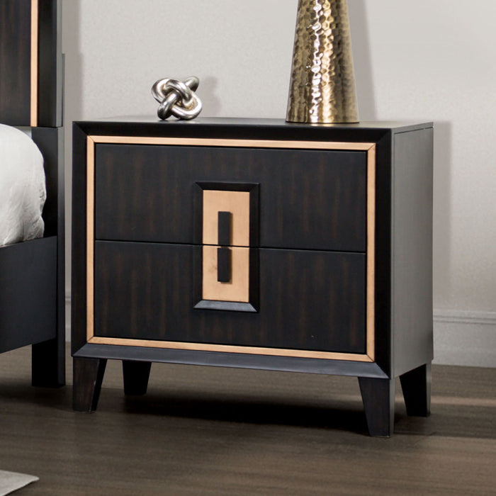 Bedside Nightstand - Espresso Home Essentials