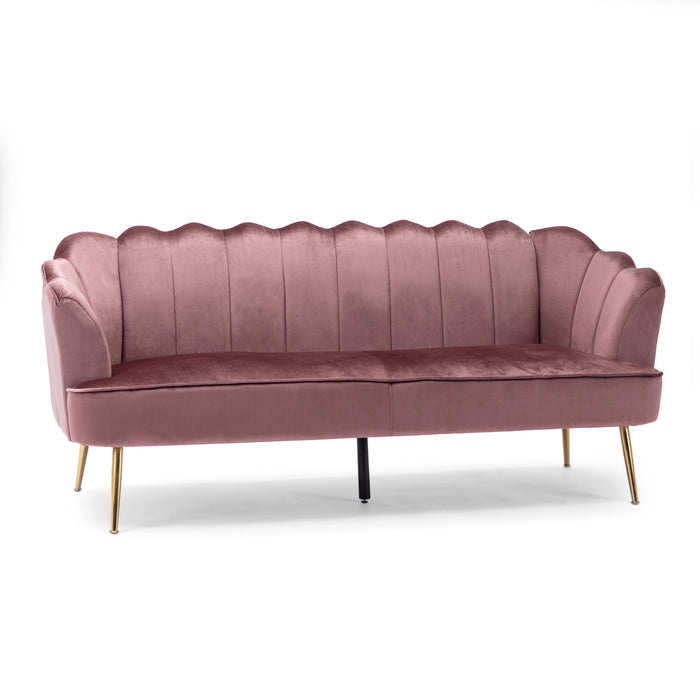 3 Seater Sofa - Blush Velvet