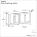 Amherst - 4 Door Storage Cabinet Simpli-Home