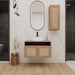 Bathroom Vanity With Art Sink And Side Cabinet, Float Mounting Design Home Essentials
