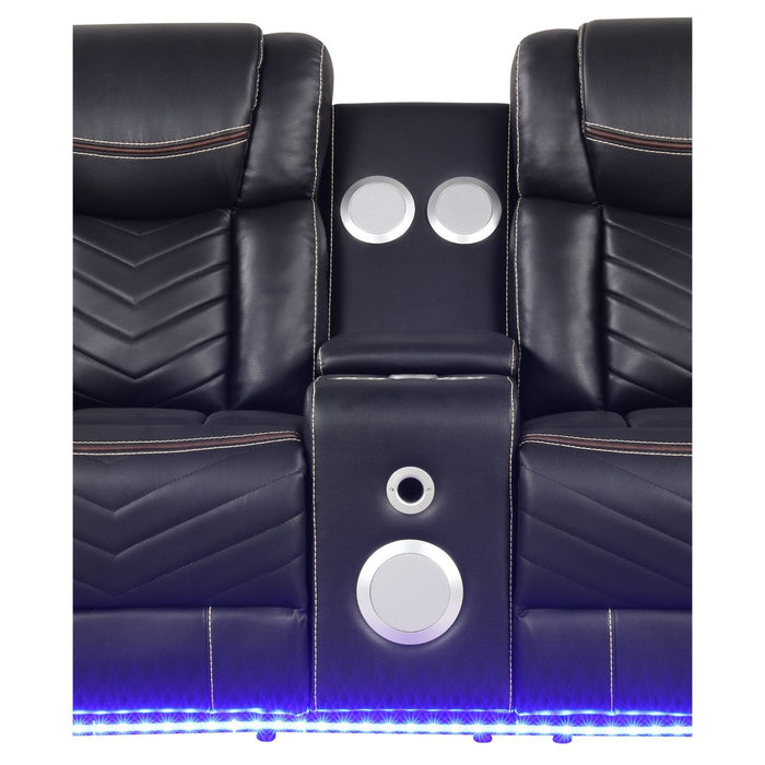 Challenger - LED Power Recliner Loveseat Matrix Furniture Group