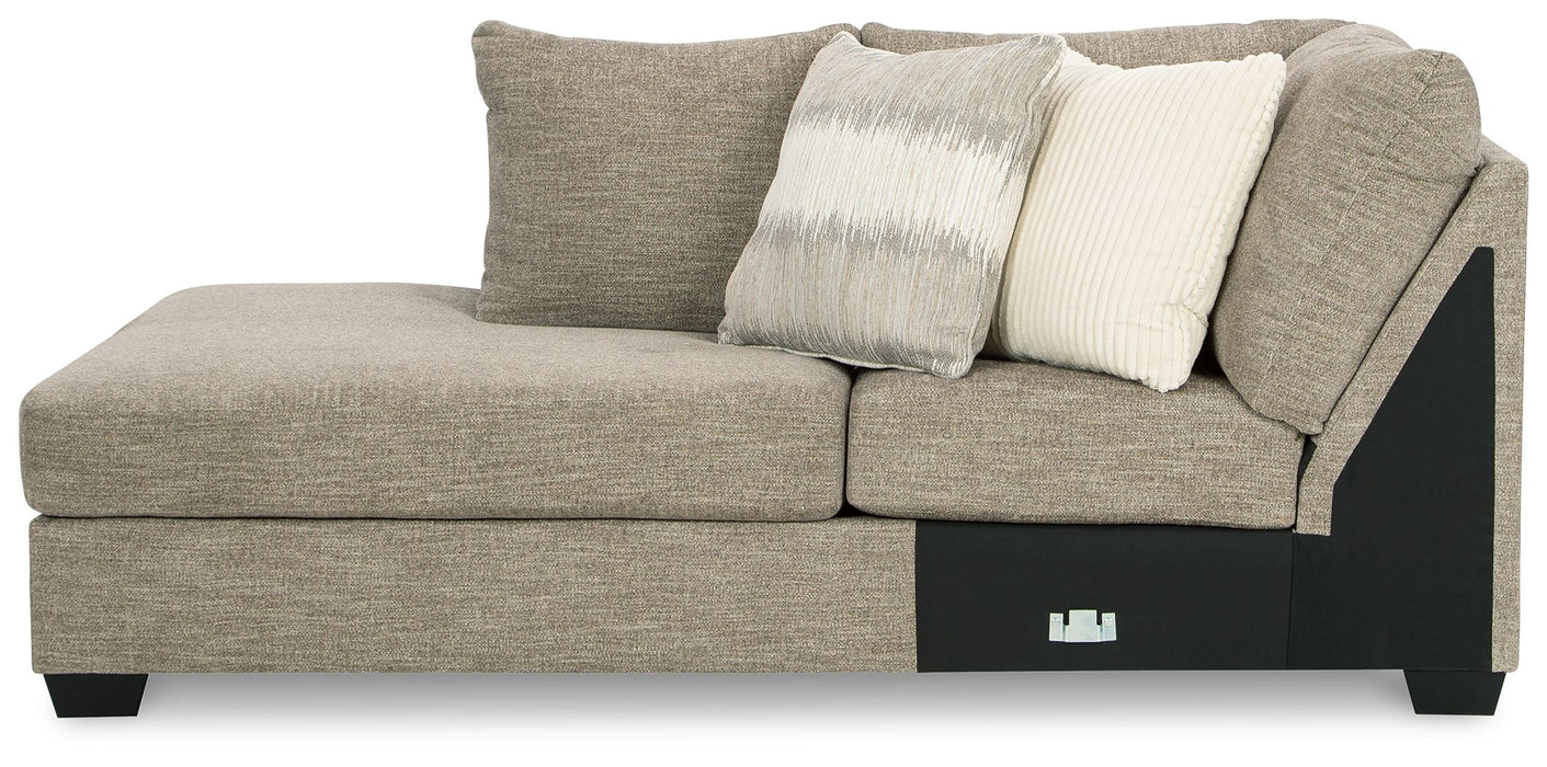 Creswell - Stone - LAF Corner Chaise
