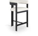 Romeo - Faux Leather Counter Stool With Black Base (Set of 2) Meridian Furniture