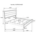 Carina - Panel Bedroom Set Furniture Max