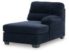 SimpleJoy - RAF Corner Chaise - Navy Signature Design by Ashley®