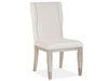 Lenox - Upholstered Host Side Chair (Set of 2) - Warm Silver Magnussen Furniture