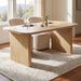 Rectangular, Indoor Dining Table - Natural Noble House