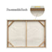 Framed Abstract Wall Art & Thick Textured Canvas Painting With & Accents, Decor For Living Room - Black White Daily Nest