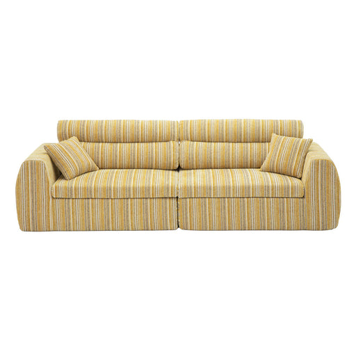 3 Seater, Couch With Throw Pillows For Living Room Home Essentials