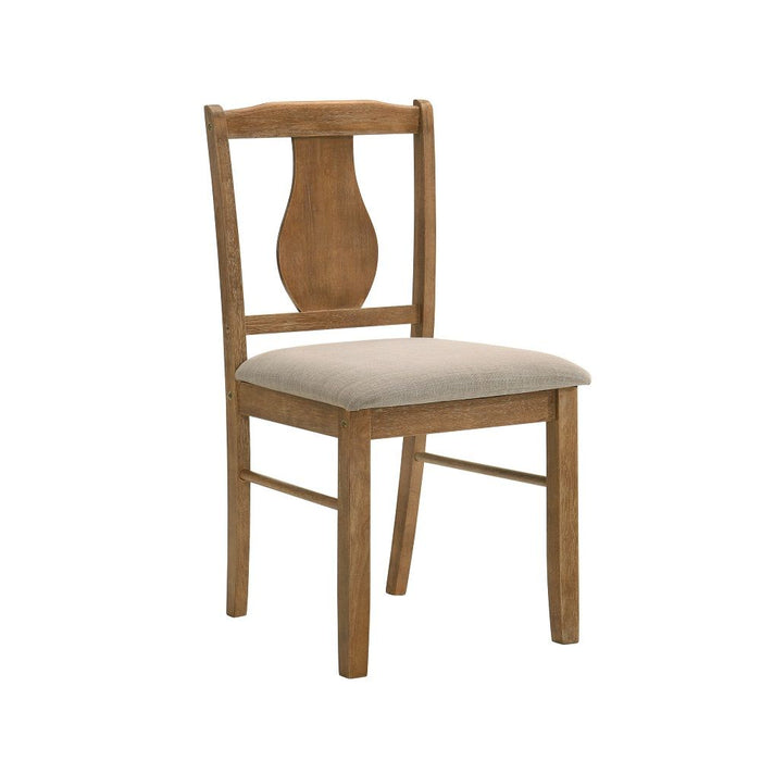 Kayee - 5 Piece Dining Set - Weathered Oak ACME