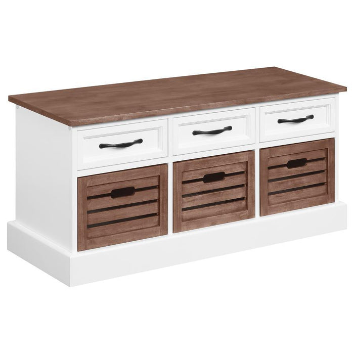 Alma - 3-drawer Storage Bench