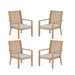 Patio Dining Chairs With Thick Cushions Home Essentials