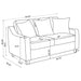 Mackenzie - 3 Piece Sofa Set - Beige Furniture Max
